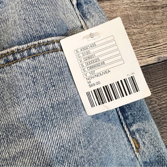 NWT Urban Outfitters UO BDG Asymmetrical Denim Raw Hem Patchwork Mini Skirt - Picture 4 of 6